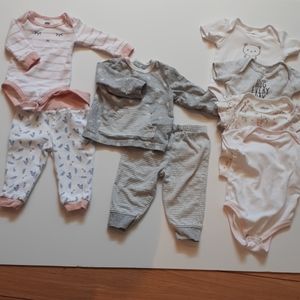 Lot 8 Piece Brand Tag, Petit Lem and Little Me